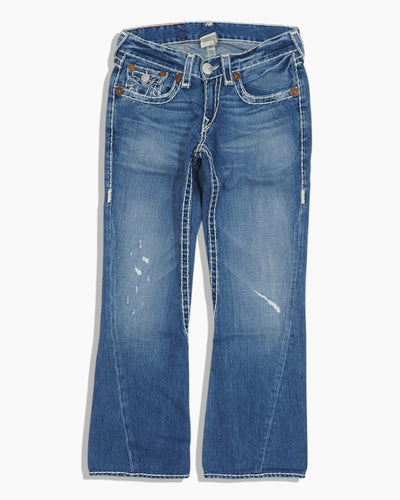 Vintage Flared True Religion Jeans Damen M