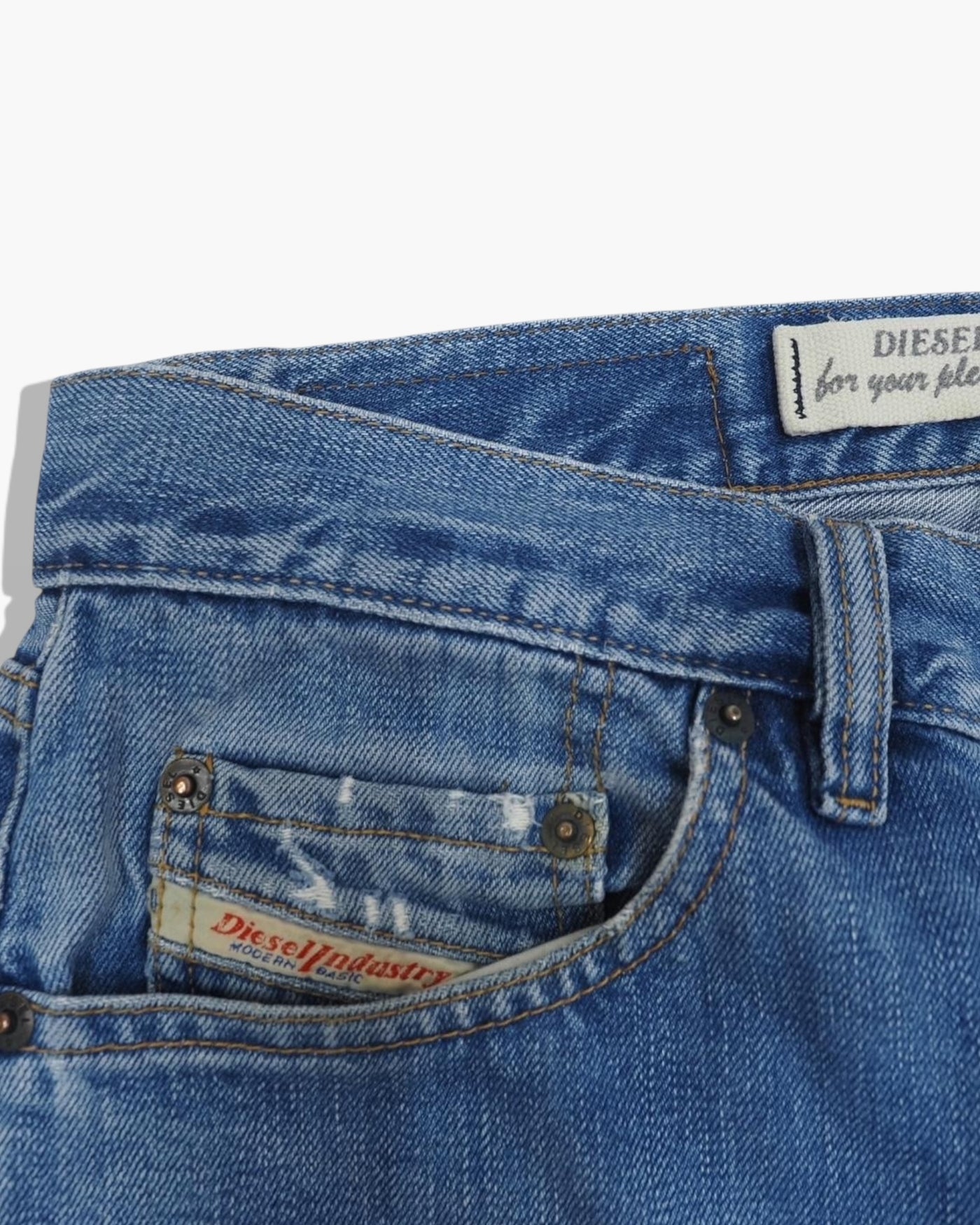 Vintage Straight Diesel Jeans Herren S