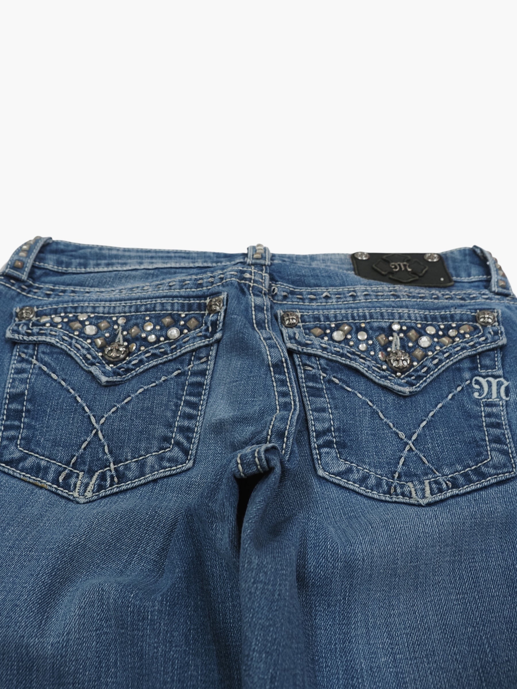 Vintage Bootcut Miss Me Jeans Damen L