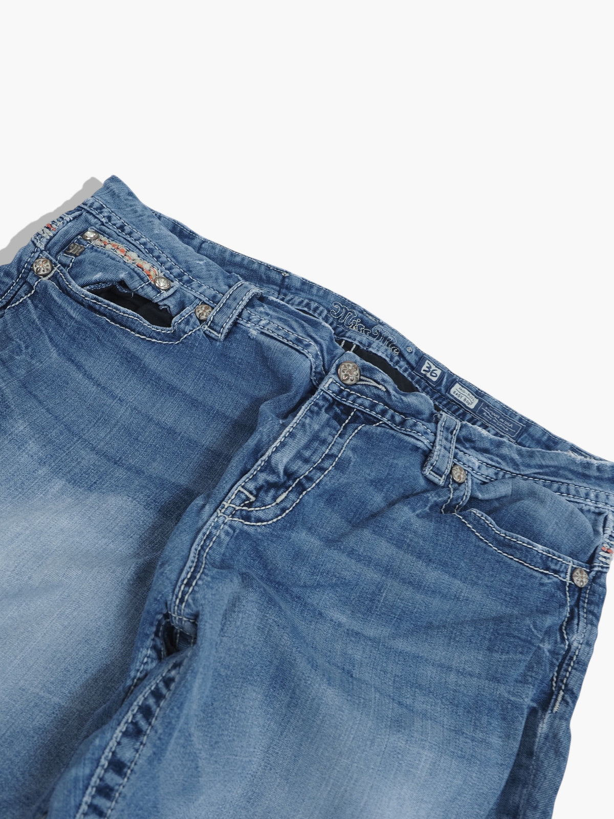Vintage Bootcut Miss Me Jeans Damen XL