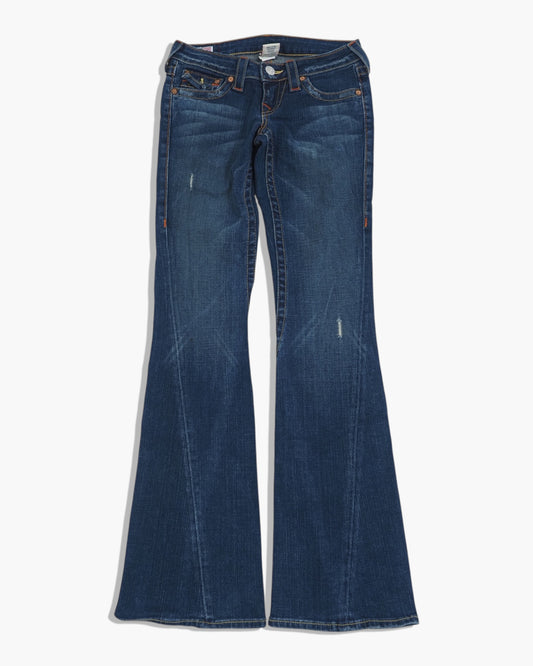 Vintage Flared True Religion Jeans Damen S
