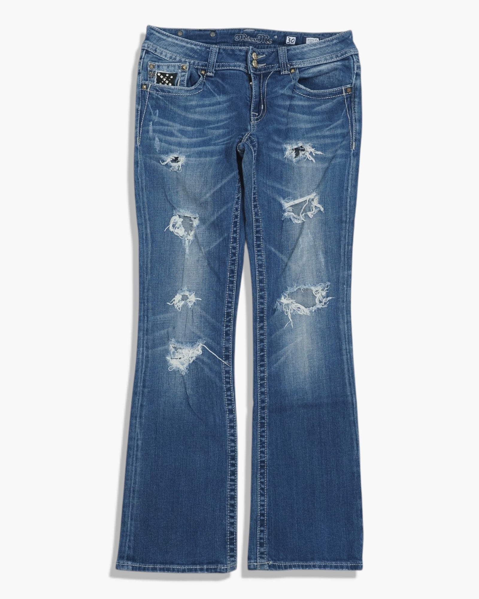 Vintage Straight Miss Me Jeans Damen M