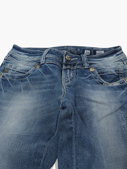 Vintage Flared Miss Me Jeans Damen S