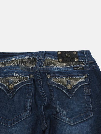 Vintage Bootcut Miss Me Jeans Damen M