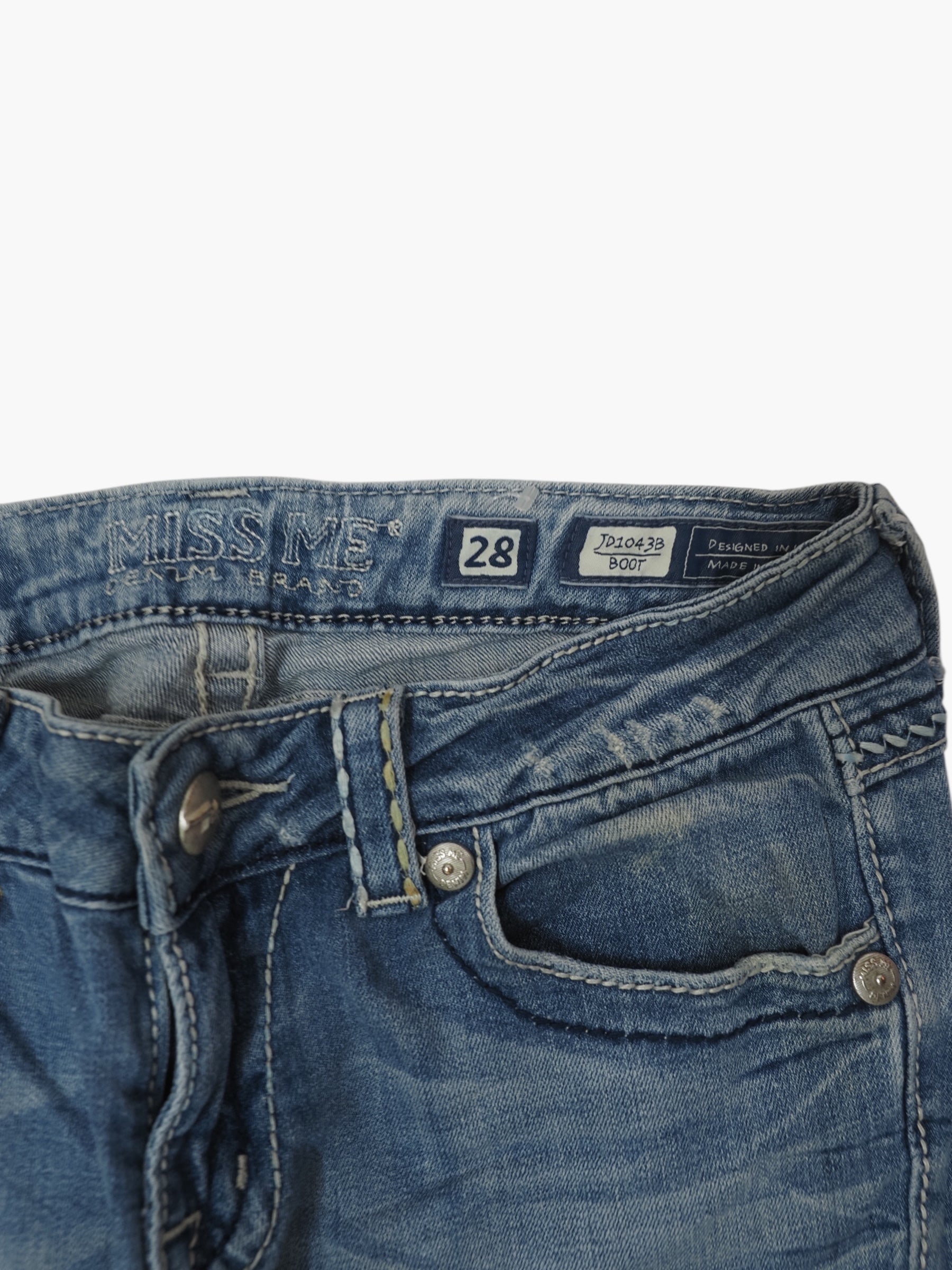 Vintage Bootcut Miss Me Jeans Damen M