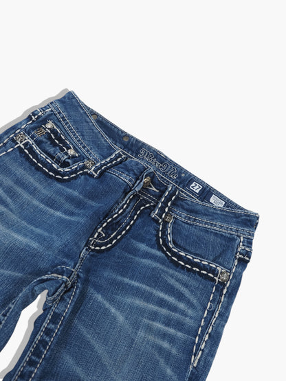 Vintage Bootcut Miss Me Jeans Damen XS