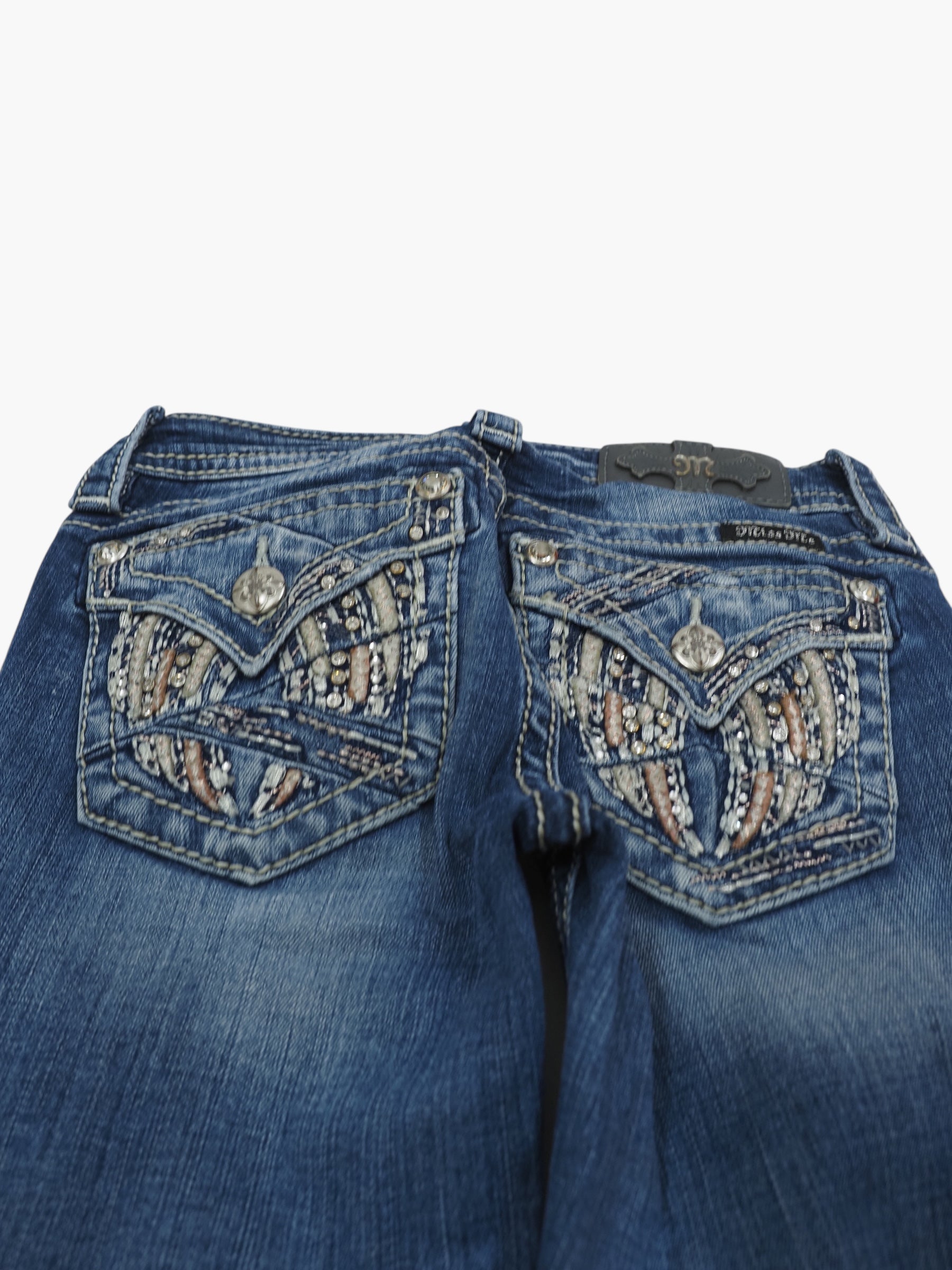 Vintage Bootcut Miss Me Jeans Damen XS