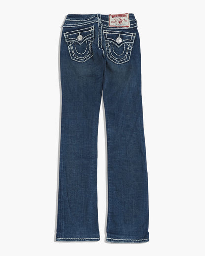 Vintage Straight True Religion Jeans Damen XS
