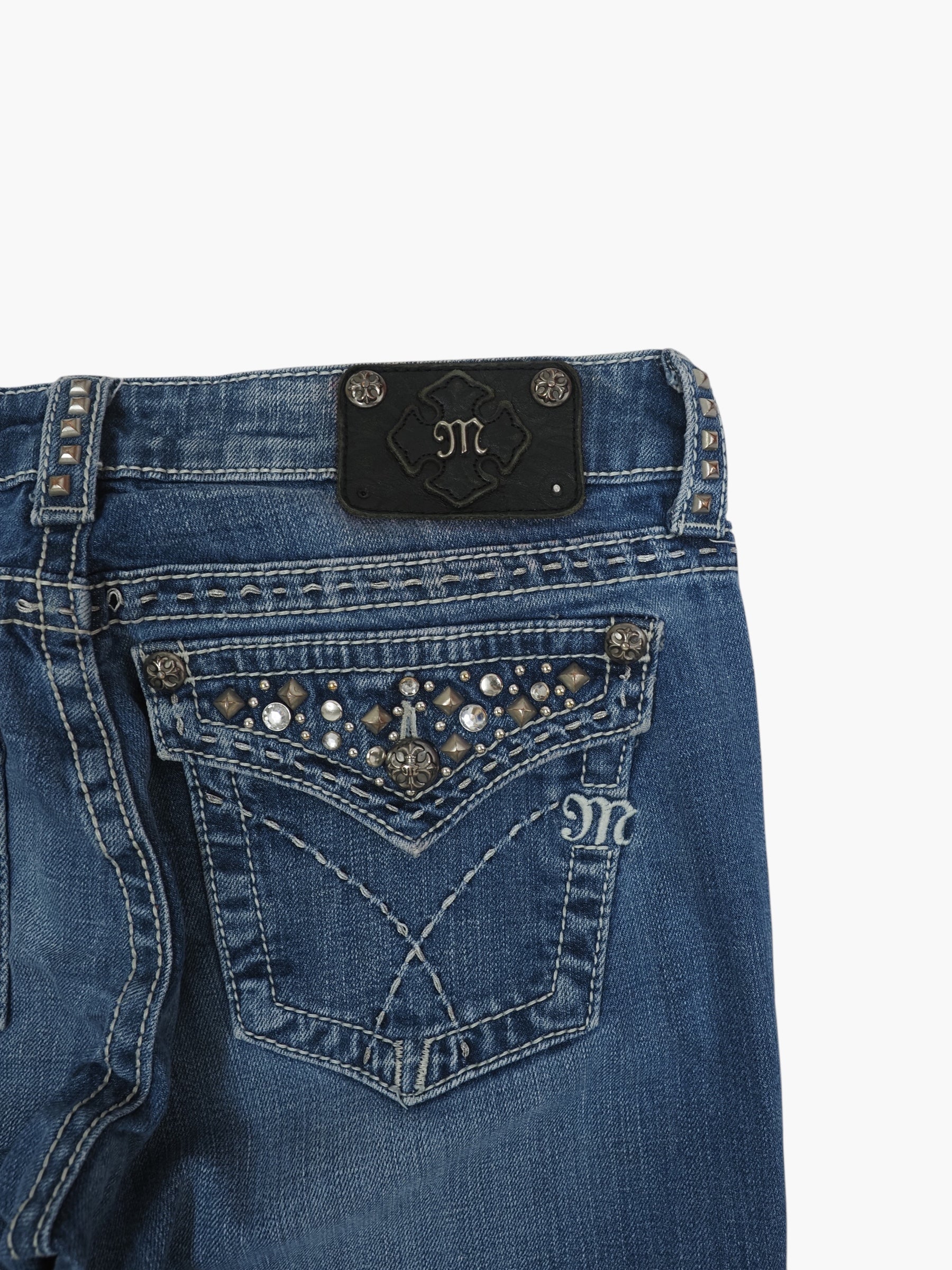 Vintage Bootcut Miss Me Jeans Damen L