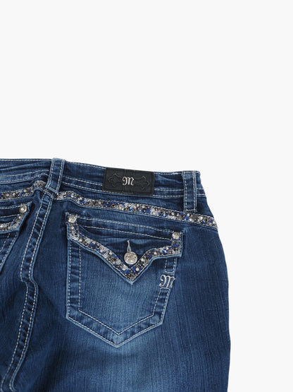 Vintage Straight Miss Me Jeans Damen L