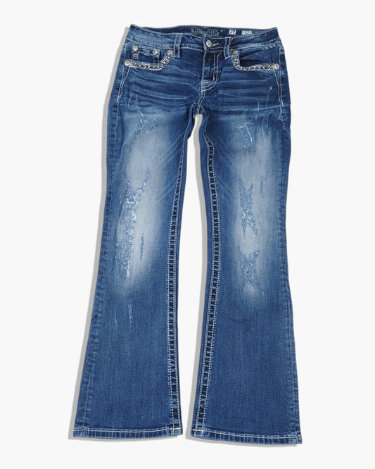 Vintage Bootcut Miss Me Jeans Damen XS