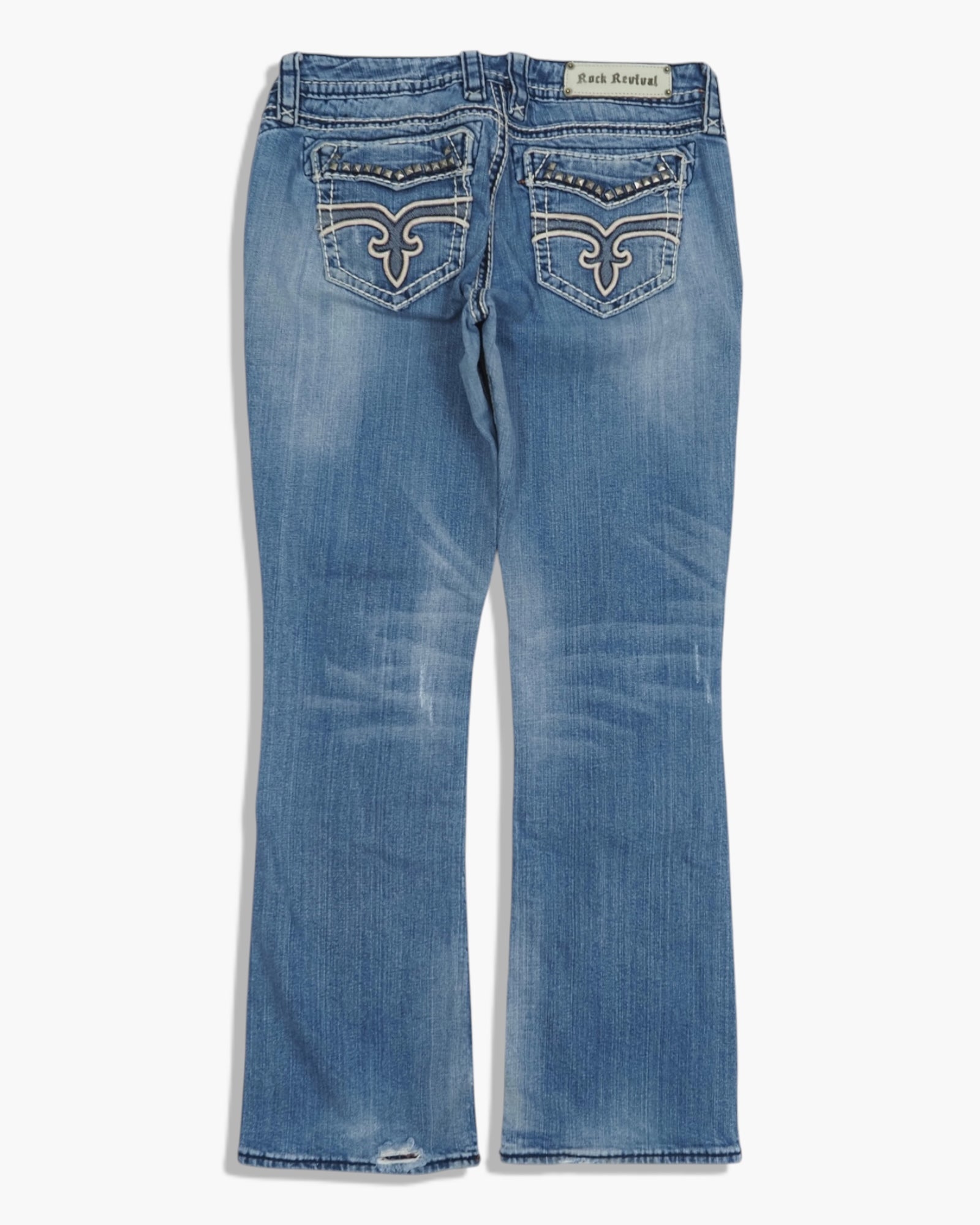 Vintage Bootcut Rock Revival Damen Jeans L