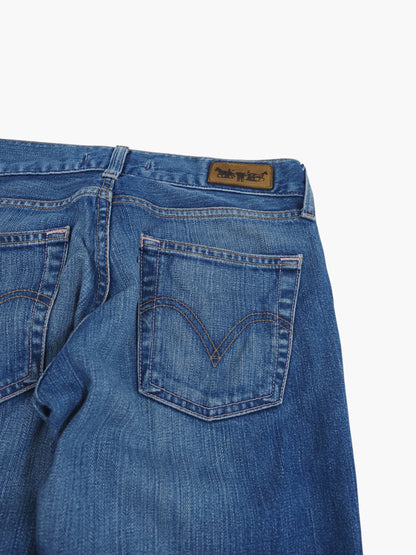 Vintage Flared Levis Jeans Damen M