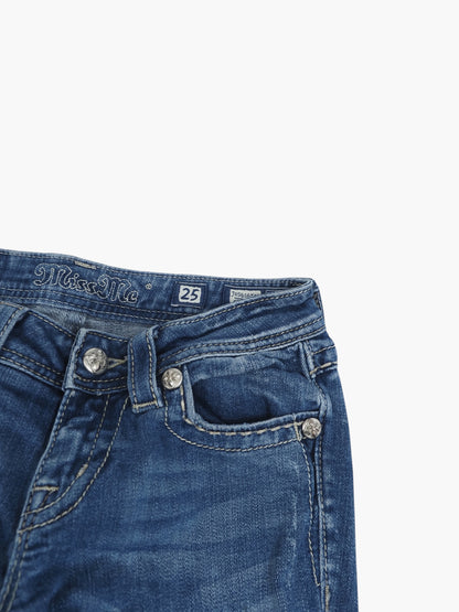 Vintage Straight Miss Me Jeans Damen XS