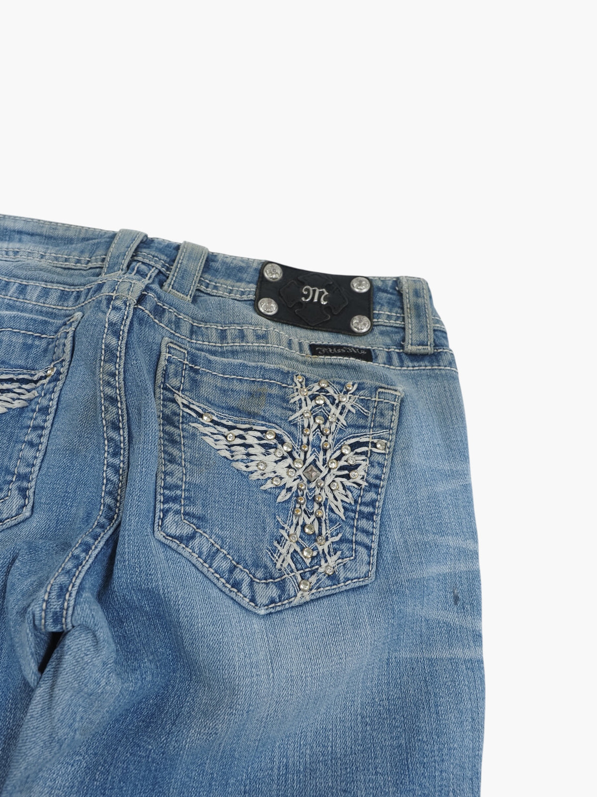 Vintage Straight Miss Me Jeans Damen M