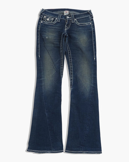 Vintage Flared True Religion Jeans Damen S