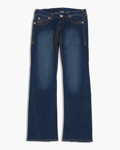 Vintage Flared True Religion Jeans Damen M
