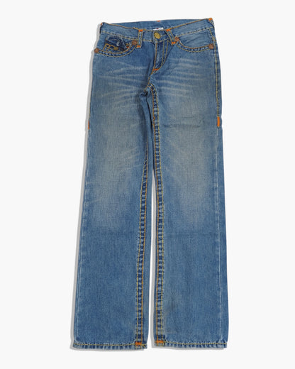 Vintage Straight True Religion Jeans Damen M