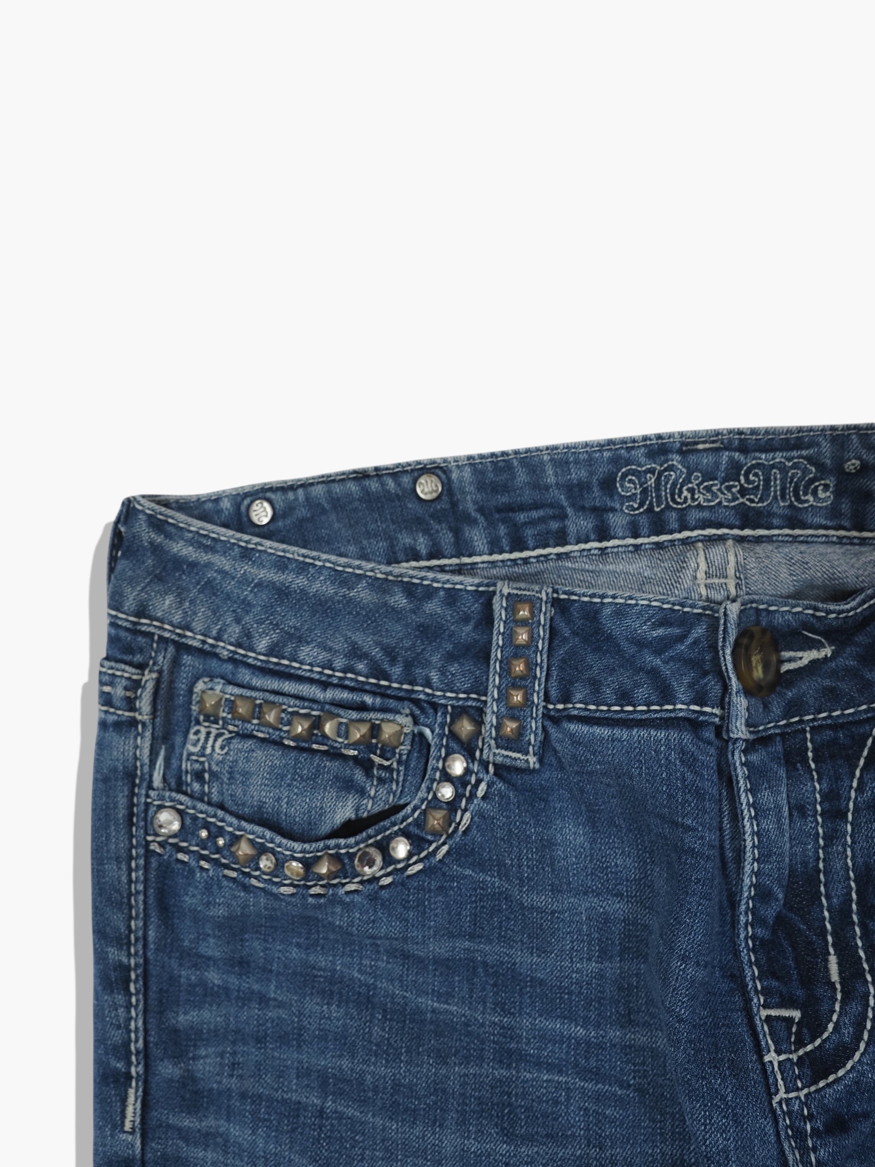 Vintage Bootcut Miss Me Jeans Damen L