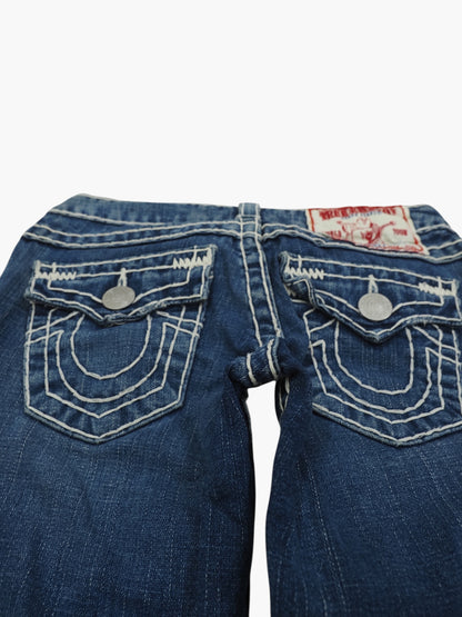 Vintage Straight True Religion Jeans Damen XS