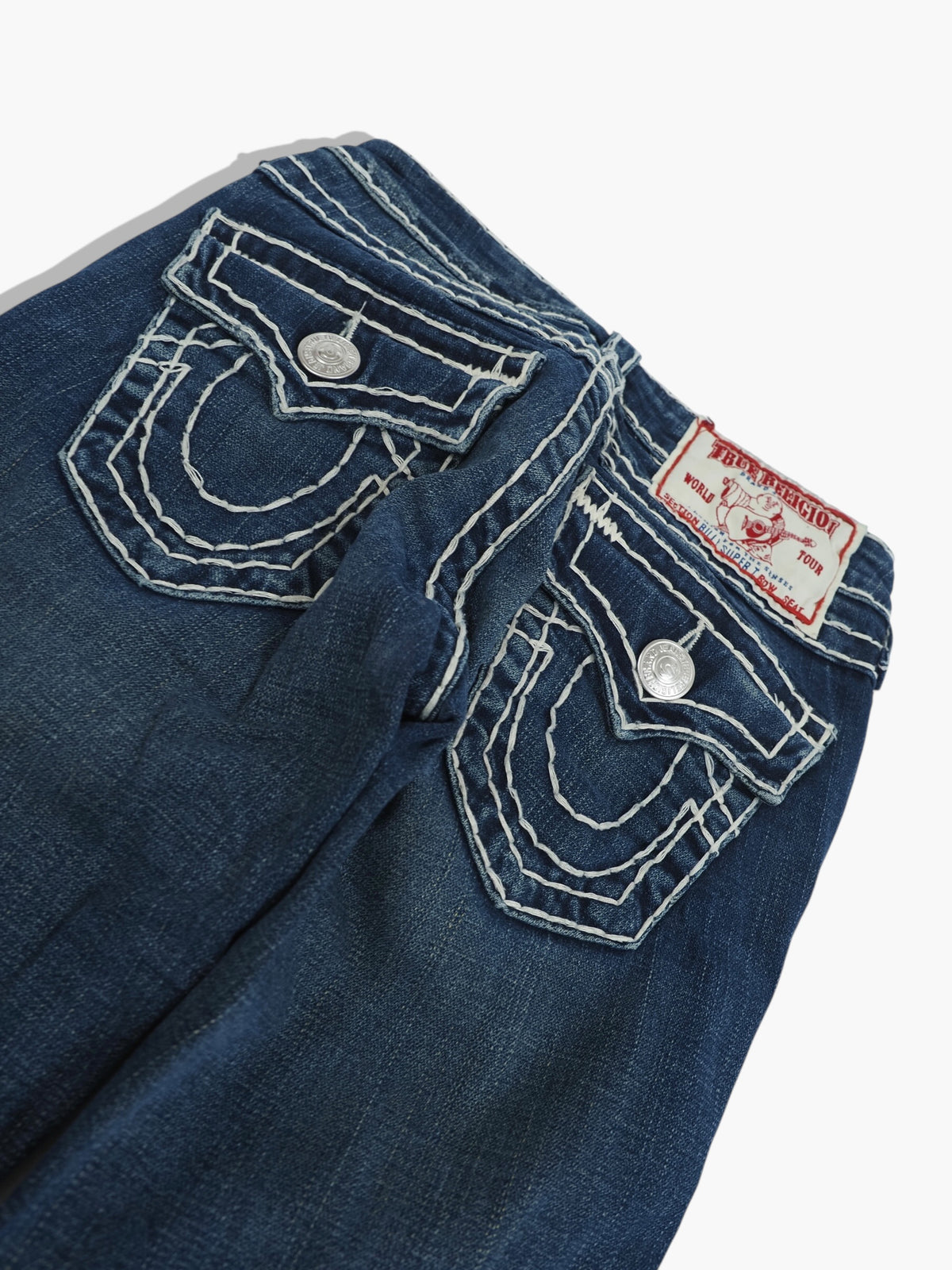 Vintage Straight True Religion Jeans Damen XS