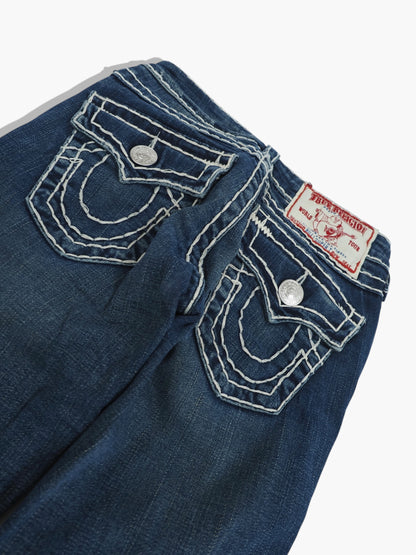 Vintage Straight True Religion Jeans Damen XS