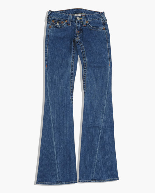 Vintage Flared True Religion Jeans Damen XS