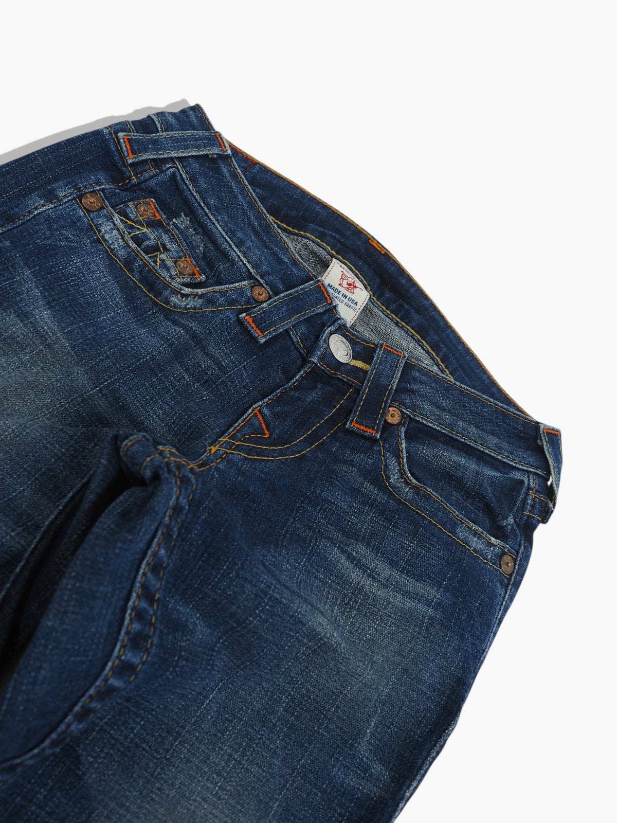 Vintage Straight True Religion Jeans Damen XS