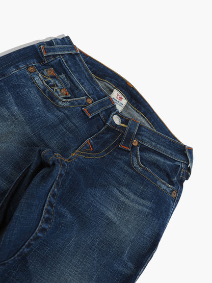 Vintage Straight True Religion Jeans Damen XS