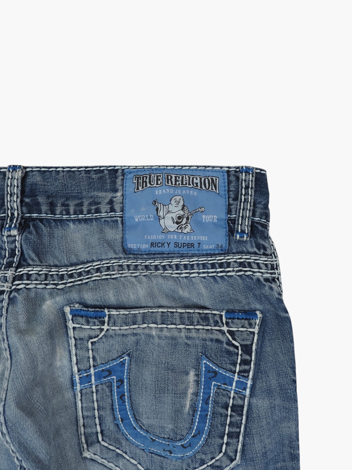 Vintage Straight True Religion Jeans Damen L