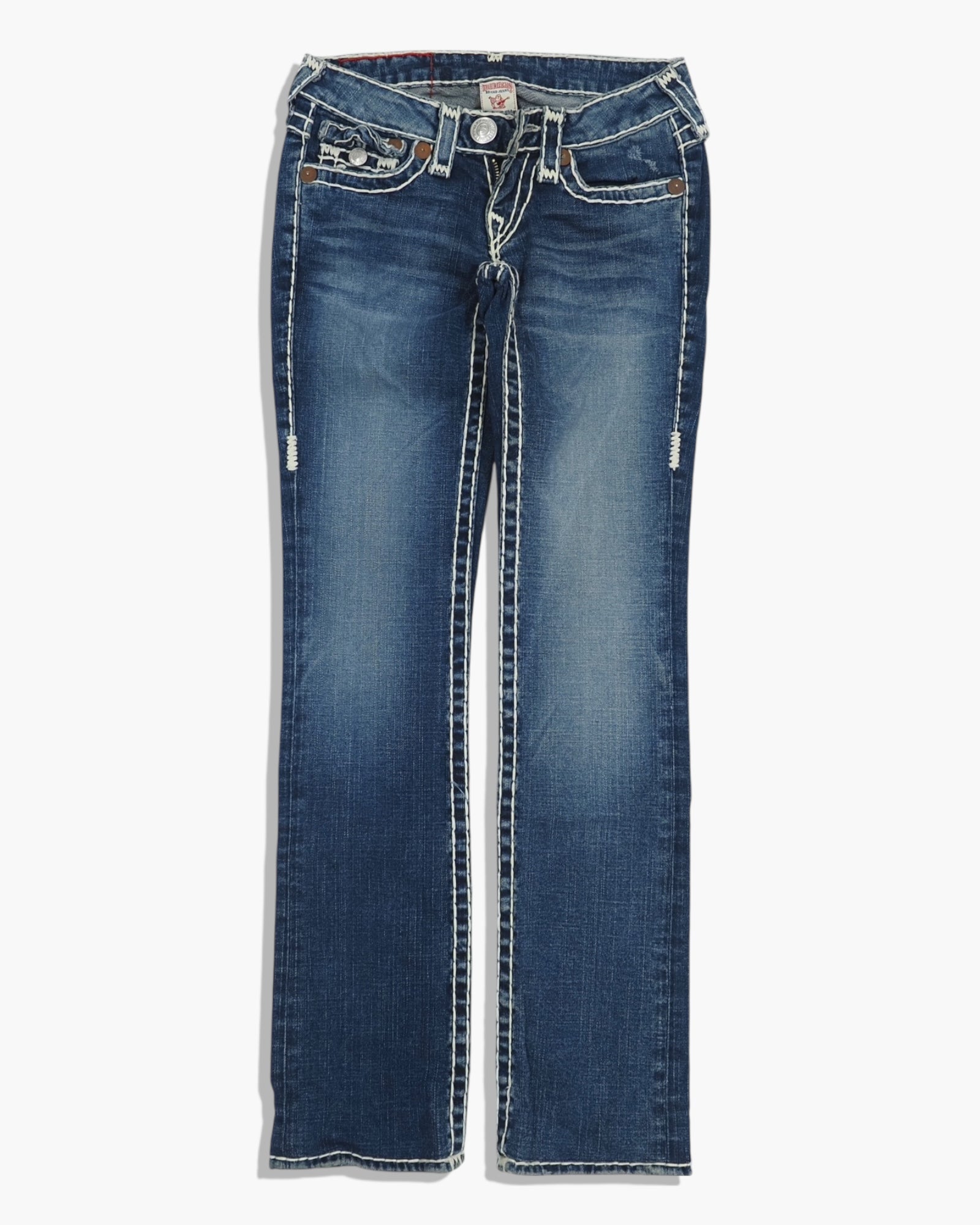 Vintage Straight True Religion Jeans Damen XS