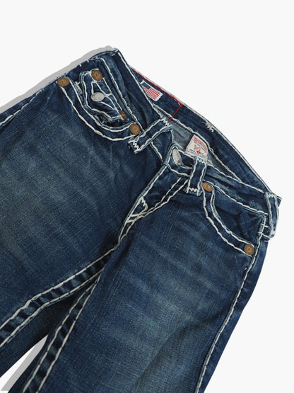 Vintage Straight True Religion Jeans Damen XS