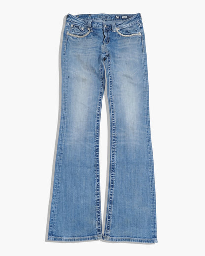 Vintage Bootcut Miss Me Jeans Damen S