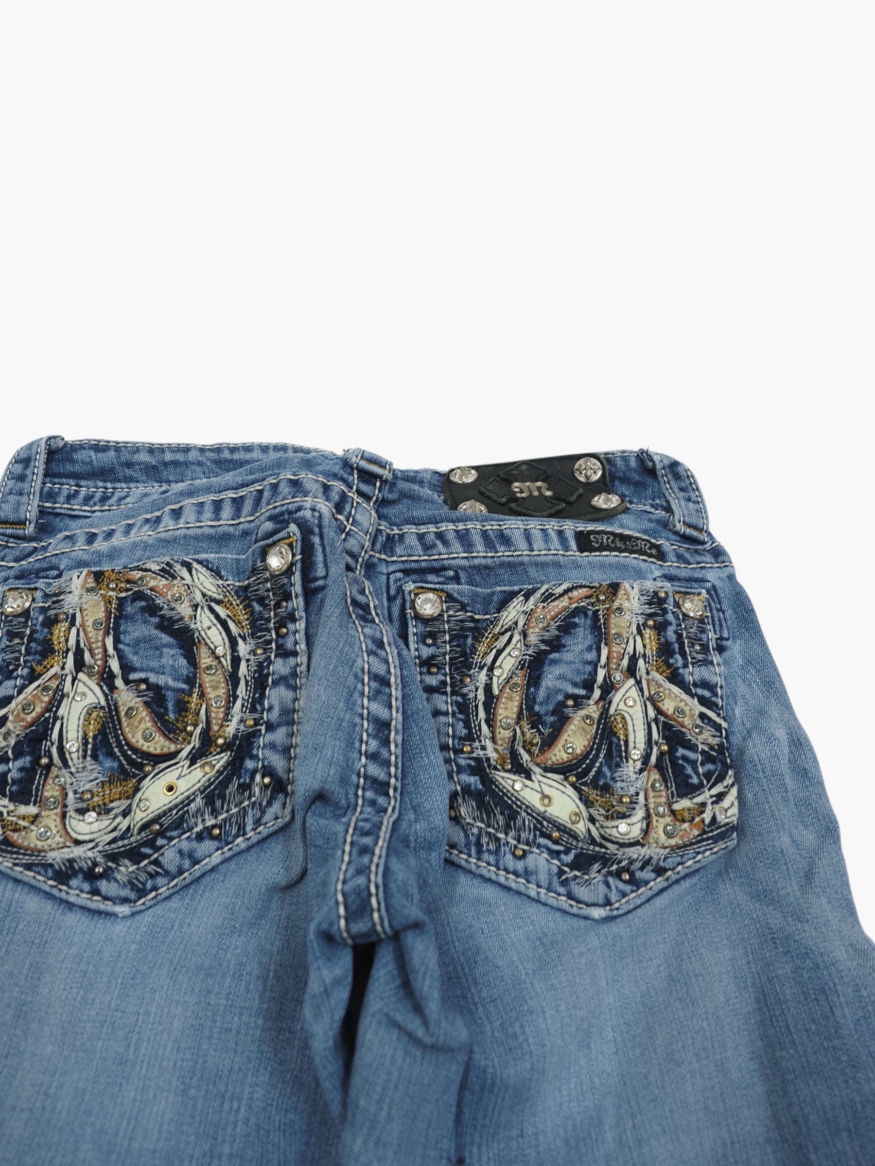 Vintage Bootcut Miss Me Jeans Damen XS