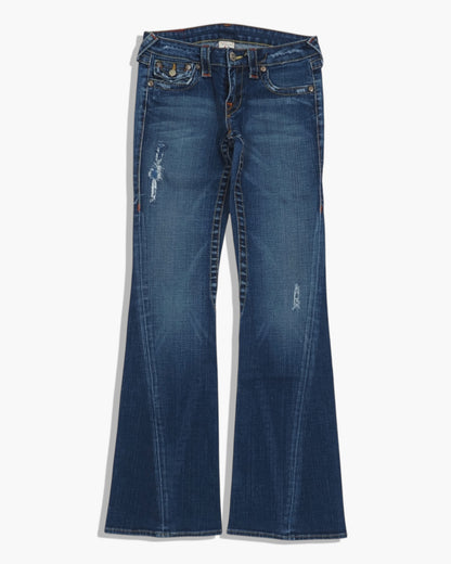 Vintage Flared True Religion Jeans Damen M