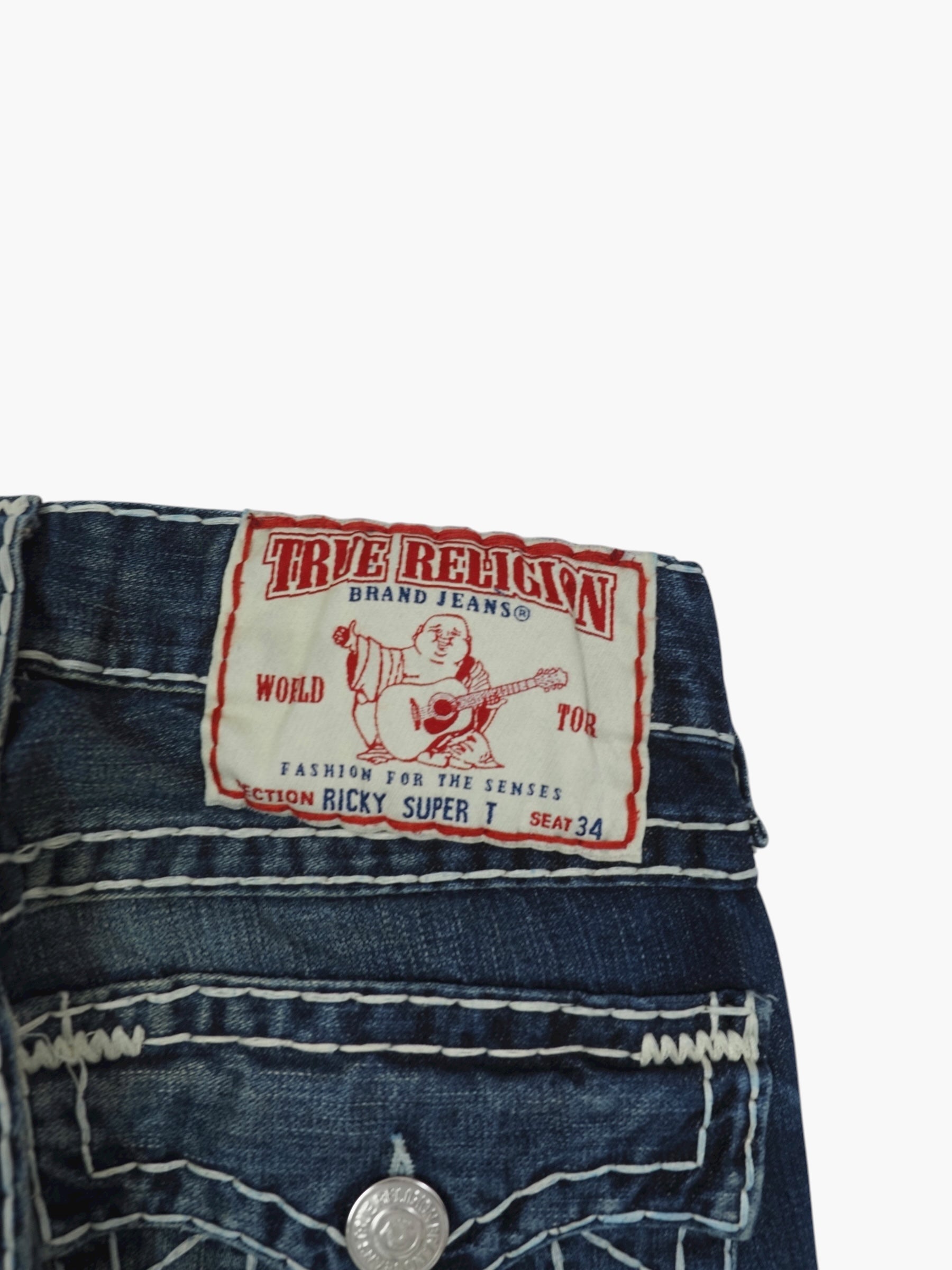 Vintage Straight True Religion Jeans Damen M