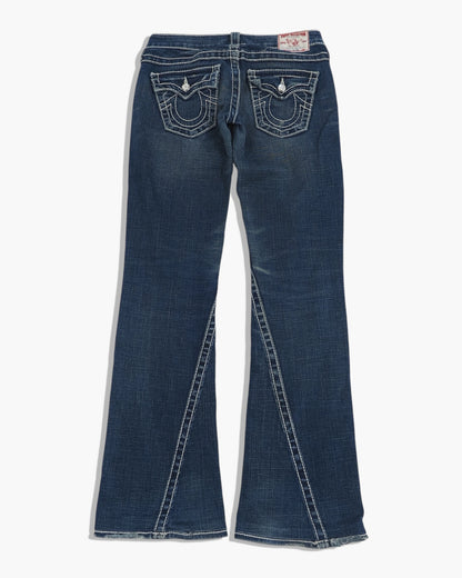 Vintage Flared True Religion Jeans Damen S