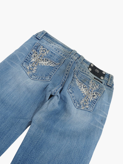 Vintage Straight Miss Me Jeans Damen M