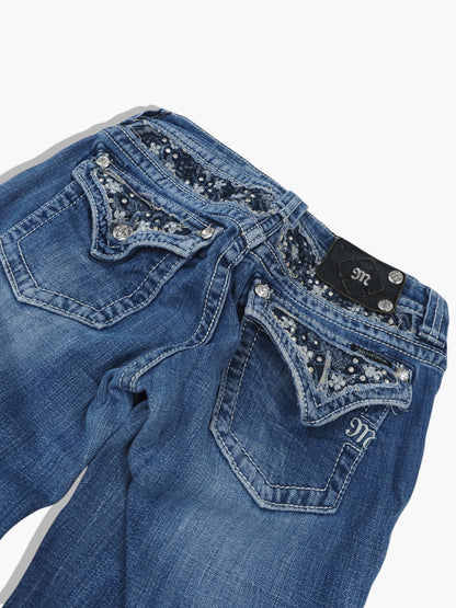 Vintage Bootcut Miss Me Jeans Damen S