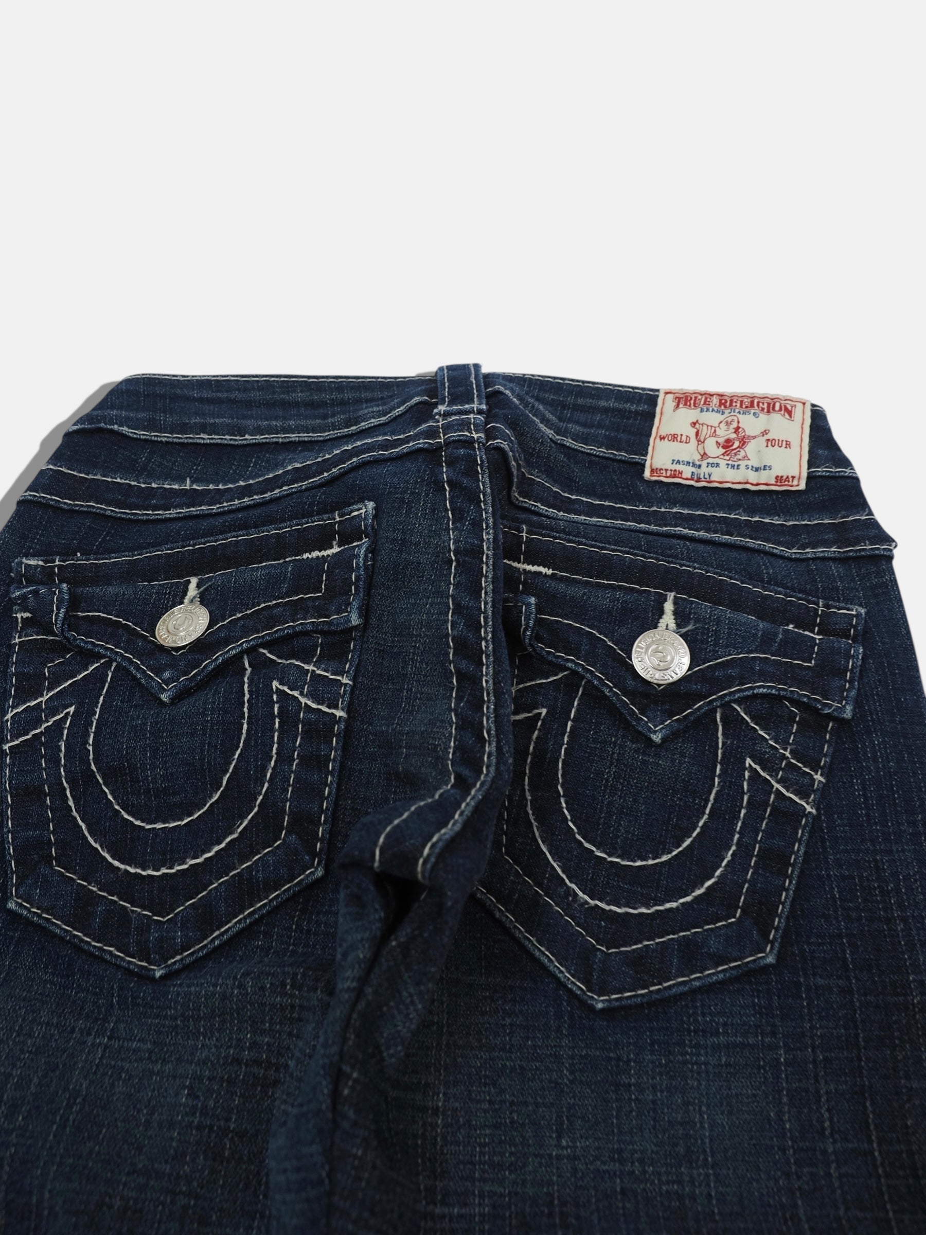 Vintage Straight True Religion Jeans Damen XS