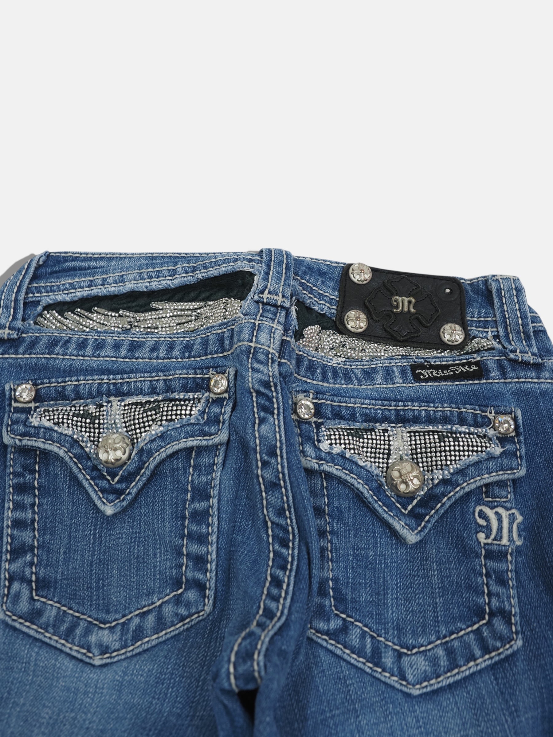 Vintage Bootcut Miss Me Jeans Damen XS