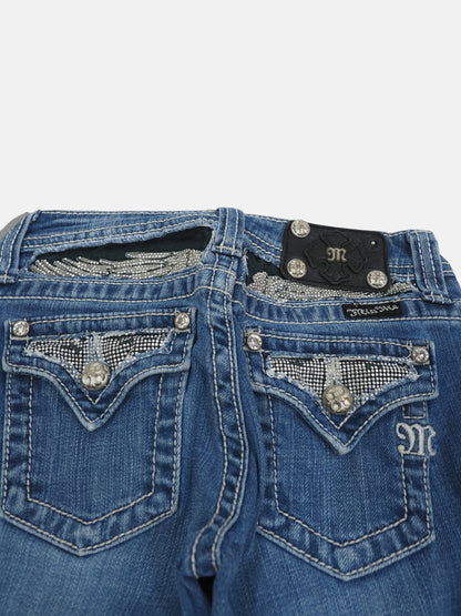 Vintage Bootcut Miss Me Jeans Damen XS
