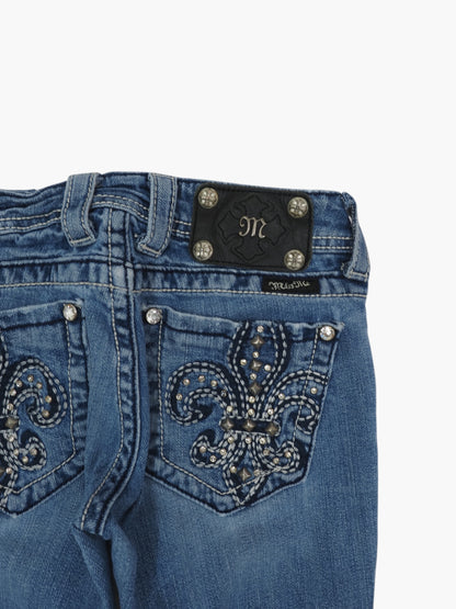 Vintage Bootcut Miss Me Jeans Damen S