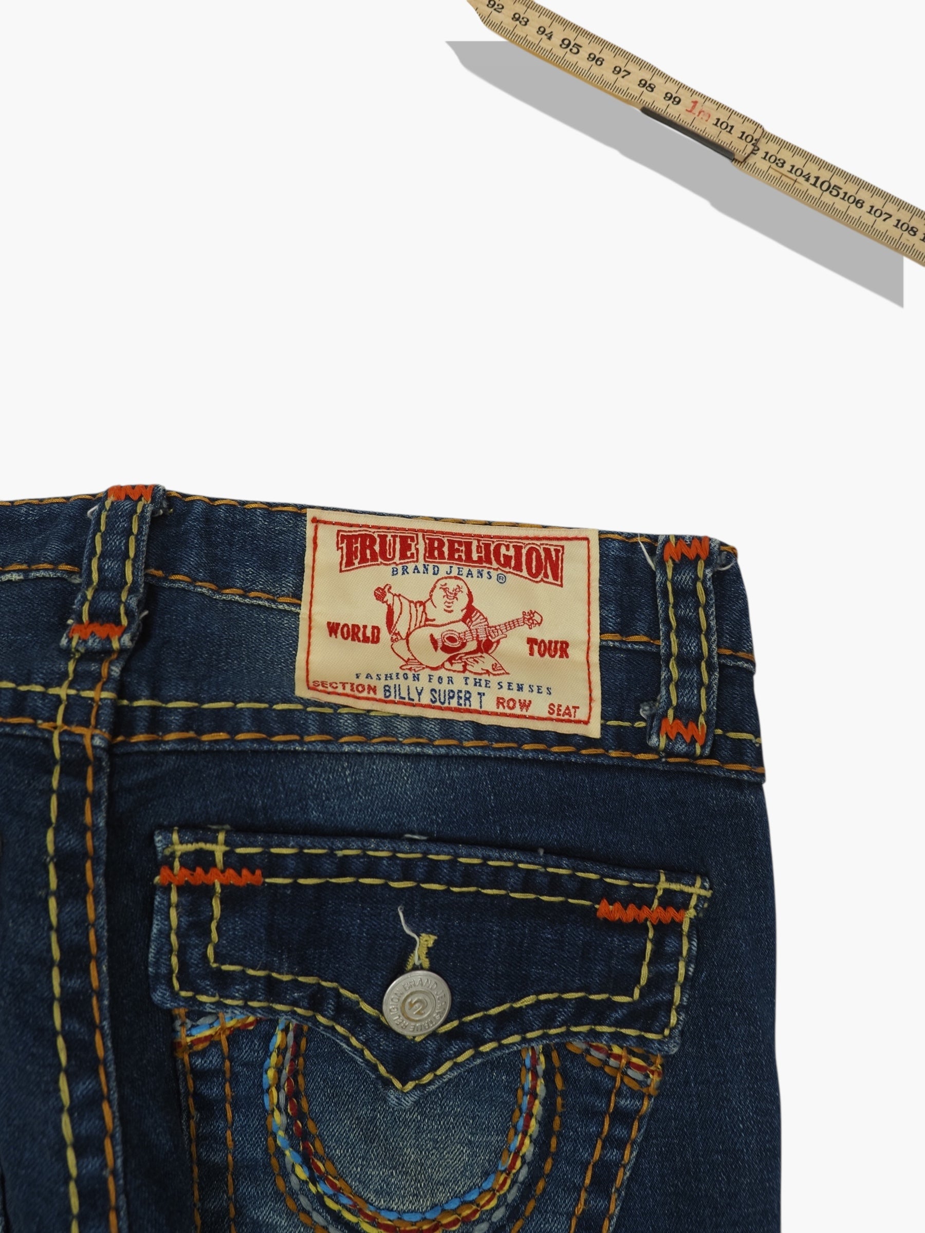 Vintage Straight True Religion Jeans Damen S