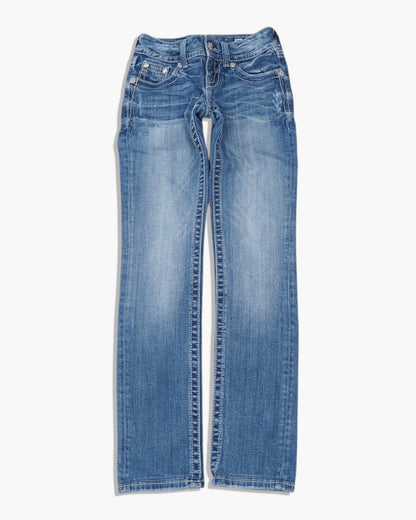 Vintage Straight Miss Me Jeans Damen XS