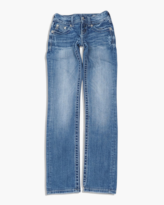 Vintage Straight Miss Me Jeans Damen XS