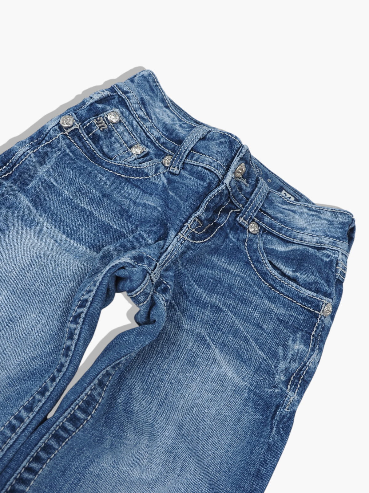 Vintage Straight Miss Me Jeans Damen XS