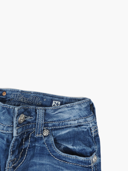 Vintage Straight Miss Me Jeans Damen XS