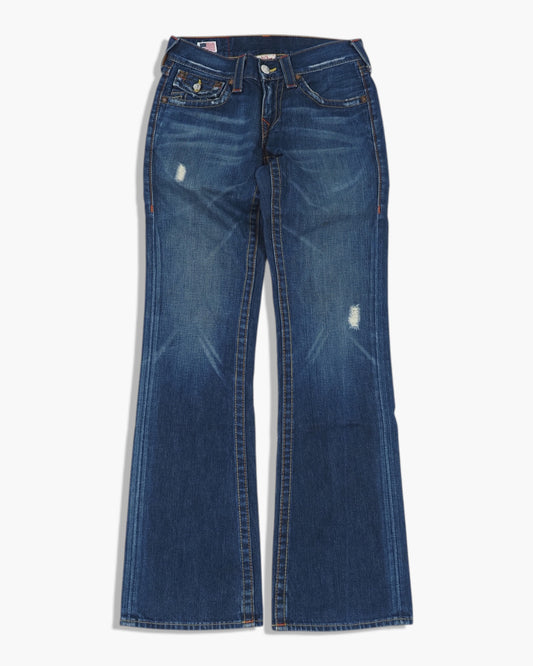 Vintage Bootcut True Religion  Jeans Damen M