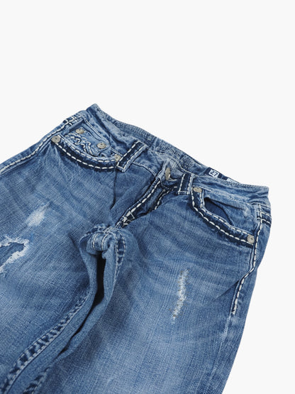Vintage Straight Miss Me Jeans Damen XS